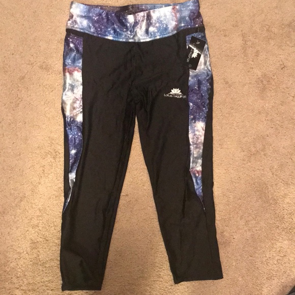 Pants - Galaxy workout leggings- Lotus leggings